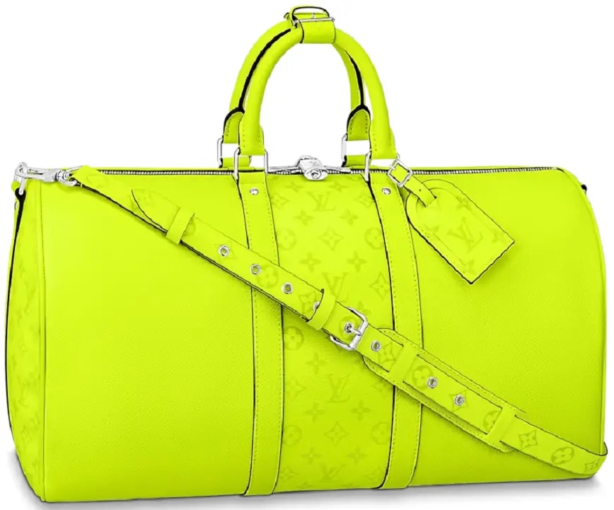 Túi Louis Vuitton Keepall Bandoulière 50 Bag 'Neon Yellow' M30941 Túi Louis Vuitton Keepall Bandoulière 50 Bag 'Neon Yellow' M30941