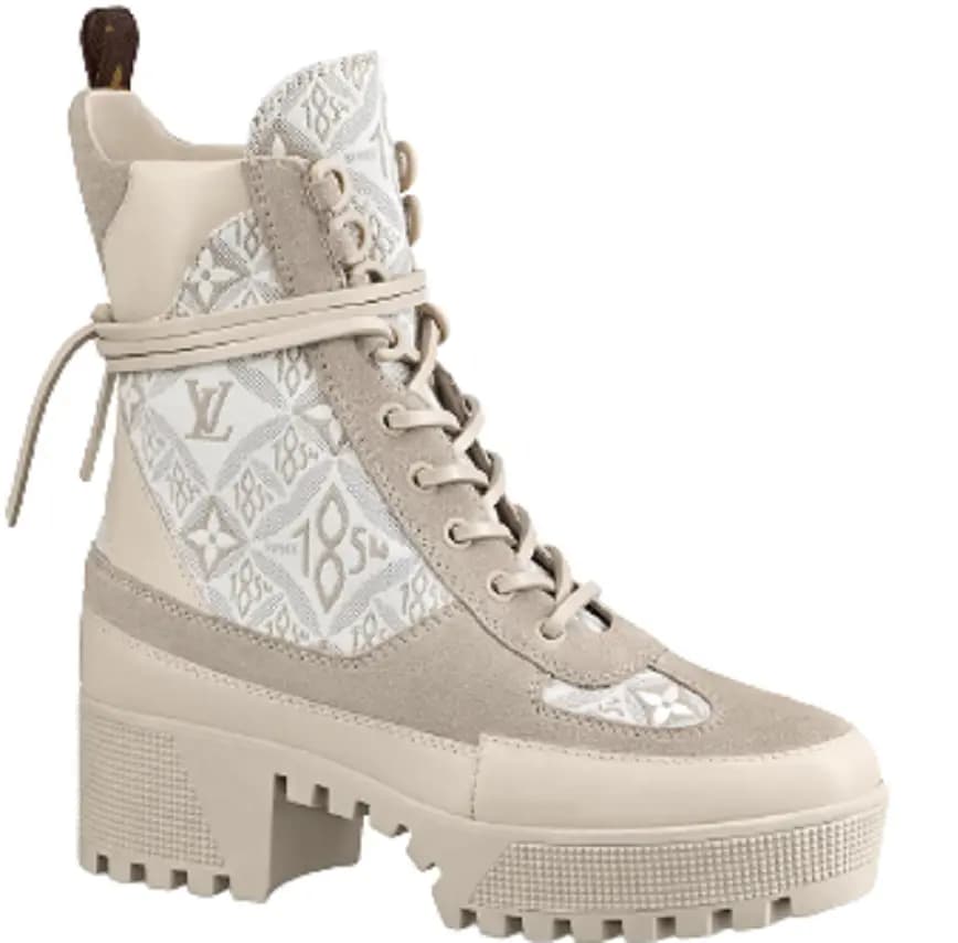 Giày Louis Vuitton Laureate Platform Boots 'Beige' 1AAIWN Giày Louis Vuitton Laureate Platform Boots 'Beige' 1AAIWN