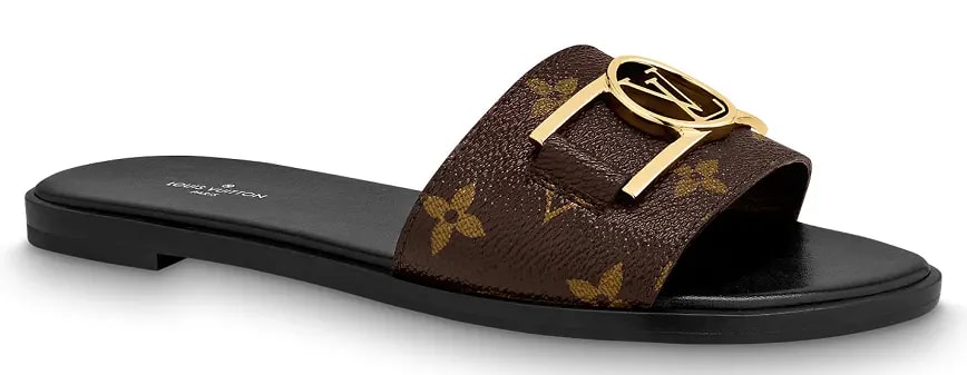 Dép Louis Vuitton Lock It Flat Mules 'Brown' 1A64MR — kich-thuoc: lien-he-order Dép Louis Vuitton Lock It Flat Mules 'Brown' 1A64MR — kich-thuoc: lien-he-order