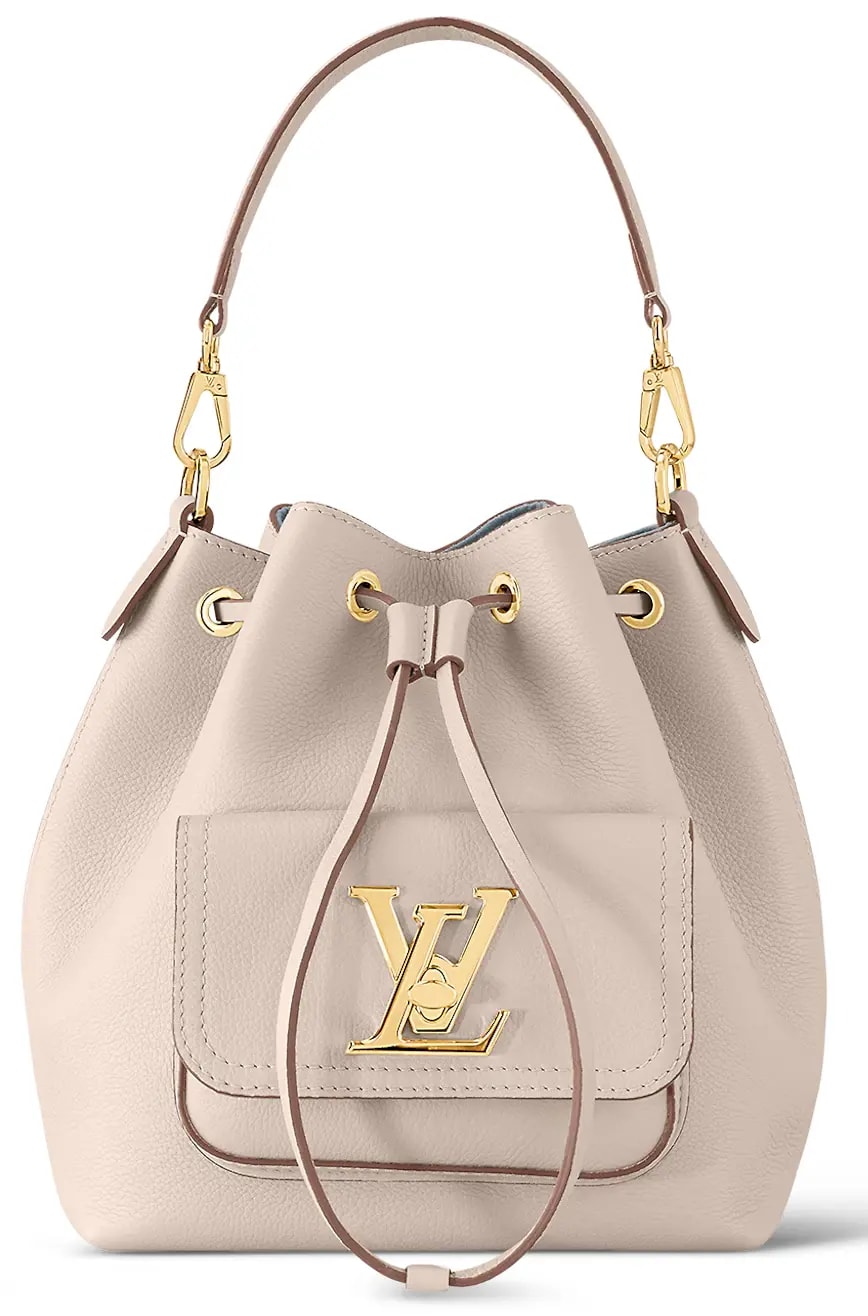 Túi Louis Vuitton Lockme Bucket Bag 'Greige' M57688 Túi Louis Vuitton Lockme Bucket Bag 'Greige' M57688