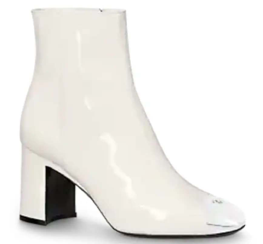 Giày Louis Vuitton Louise Ankle Boots Ercu White 1A94LU Giày Louis Vuitton Louise Ankle Boots Ercu White 1A94LU