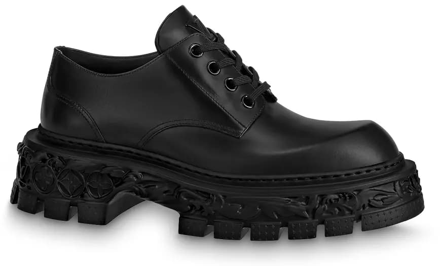 Giày Louis Vuitton LV Baroque Derbies 'Black' 1AAHAT Giày Louis Vuitton LV Baroque Derbies 'Black' 1AAHAT