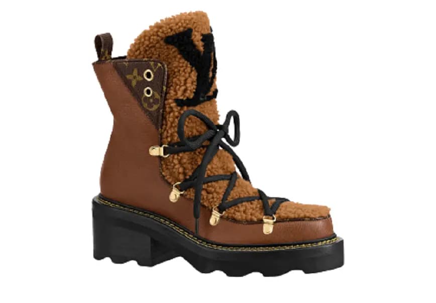 Giày Louis Vuitton Lv Beaubourg Ankle Boots Cognac 1A8CUQ Giày Louis Vuitton Lv Beaubourg Ankle Boots Cognac 1A8CUQ