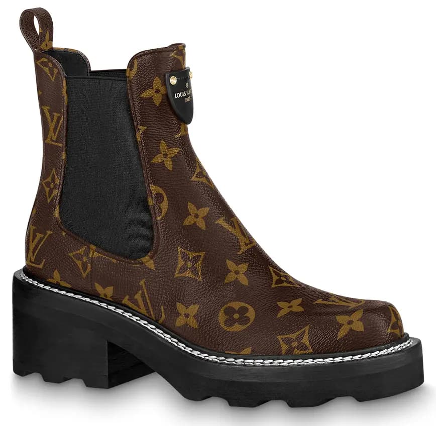 Giày Louis Vuitton LV Beaubourg Ankle Boots 'Cacao Brown' 1A8QCL Giày Louis Vuitton LV Beaubourg Ankle Boots 'Cacao Brown' 1A8QCL