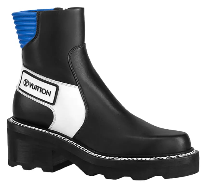 Giày Louis Vuitton BeauBourg Ankle Boots 'Blue' 1A9OBX — kich-thuoc: 36 Giày Louis Vuitton BeauBourg Ankle Boots 'Blue' 1A9OBX — kich-thuoc: 36