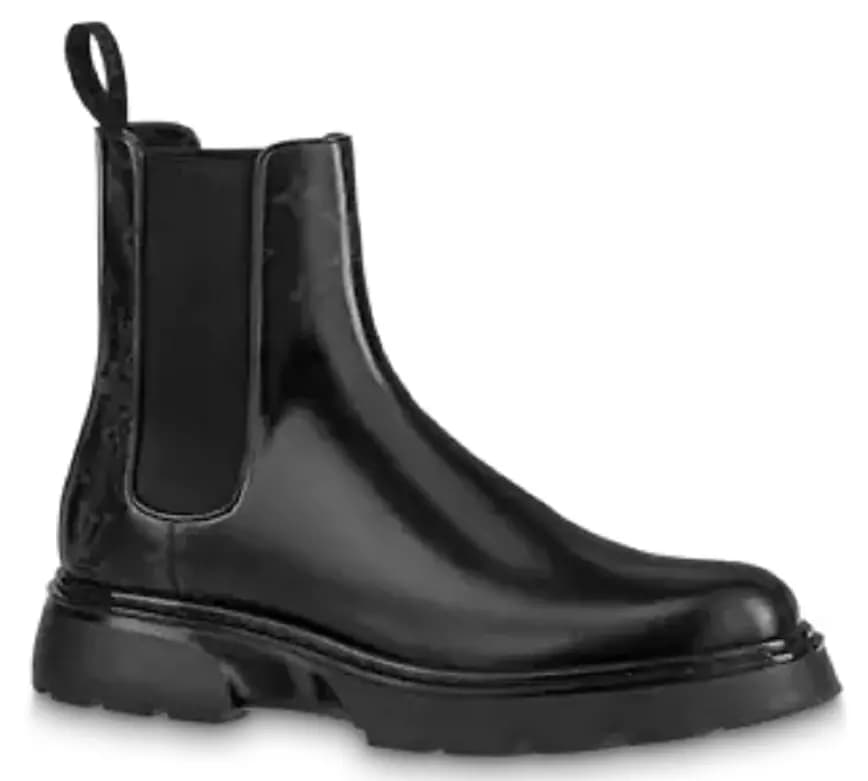 Giày Louis Vuitton Lv Bold Chelsea Boots Black 1A9FE3 Giày Louis Vuitton Lv Bold Chelsea Boots Black 1A9FE3