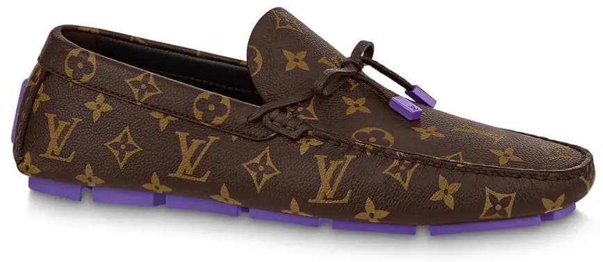 Giày Louis Vuitton Driver Moccasins 'Brown' 1AAF2A Giày Louis Vuitton Driver Moccasins 'Brown' 1AAF2A