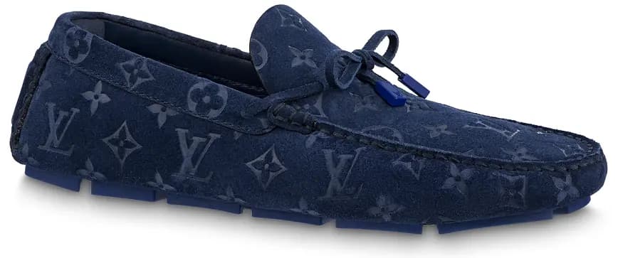Giày Louis Vuitton Driver Moccasins 'Navy Blue' 1AAF1C Giày Louis Vuitton Driver Moccasins 'Navy Blue' 1AAF1C