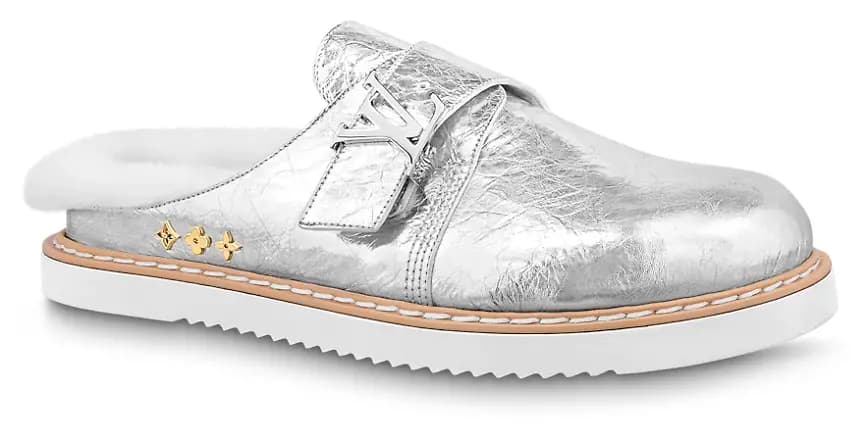 Giày Louis Vuitton LV Easy Mules 'Silver' 1A9INH Giày Louis Vuitton LV Easy Mules 'Silver' 1A9INH