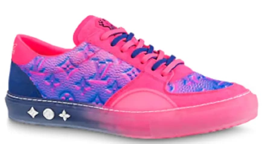 Giày Louis Vuitton Ollie Richelieu Trainers "Rose" 1A9UY7 Giày Louis Vuitton Ollie Richelieu Trainers "Rose" 1A9UY7