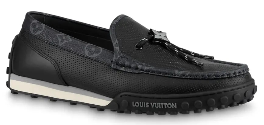 Giày Louis Vuitton LV Racer Moccasins 'Black' 1A9ZH6 — kich-thuoc: 43.5 Giày Louis Vuitton LV Racer Moccasins 'Black' 1A9ZH6 — kich-thuoc: 43.5