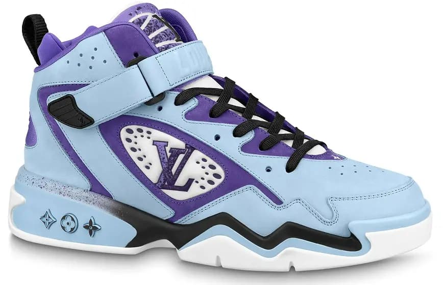 Giày Louis Vuitton LV Trainer 2 Trainers 'Blue' 1AAHEO Giày Louis Vuitton LV Trainer 2 Trainers 'Blue' 1AAHEO