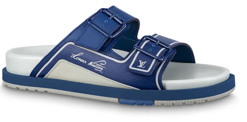 Dép Louis Vuitton LV Trainer Mules 'Blue' 1AA6SC — kich-thuoc: lien-he-order Dép Louis Vuitton LV Trainer Mules 'Blue' 1AA6SC — kich-thuoc: lien-he-order