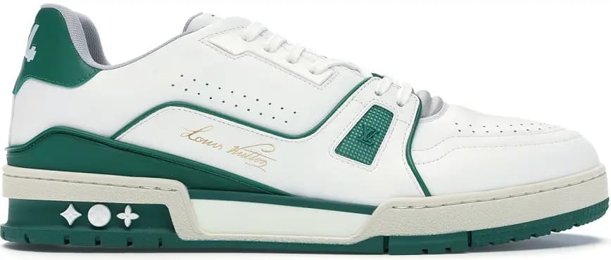 Giày Louis Vuitton LV Trainers 'White Green' 1A54HM Giày Louis Vuitton LV Trainers 'White Green' 1A54HM