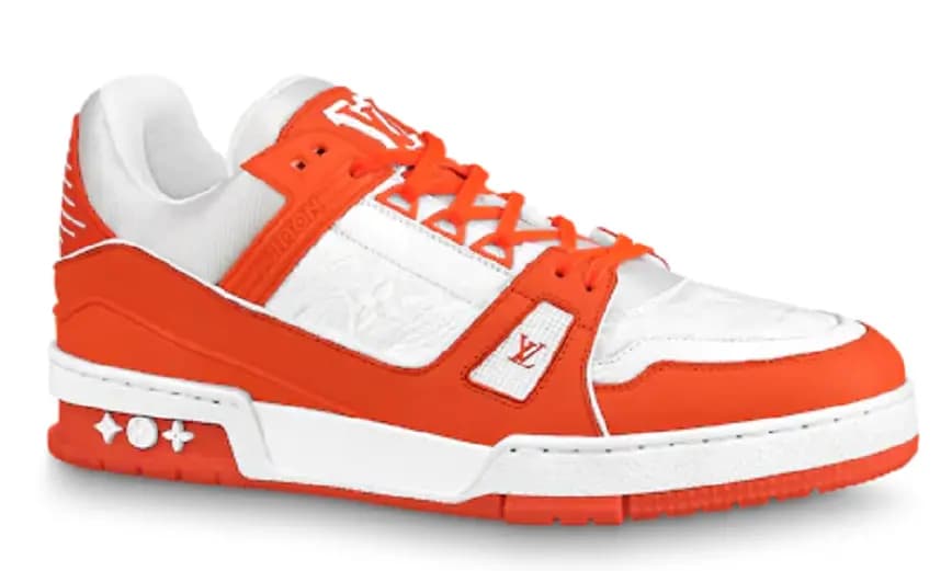 Giày Louis Vuitton LV Trainer Orange 1A811O Giày Louis Vuitton LV Trainer Orange 1A811O