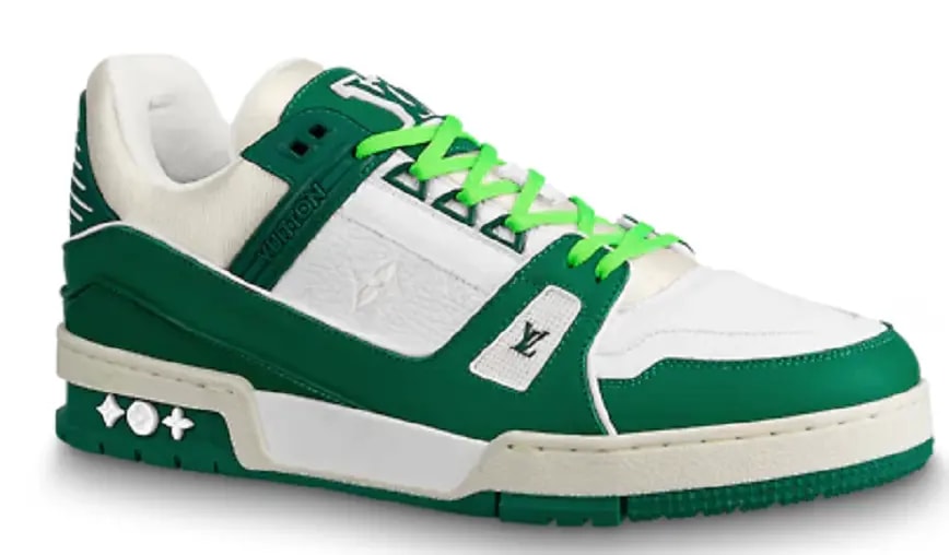 Giày Louis Vuitton LV Trainer Green White 1A9VNH — kich-thuoc: lien-he-order Giày Louis Vuitton LV Trainer Green White 1A9VNH — kich-thuoc: lien-he-order