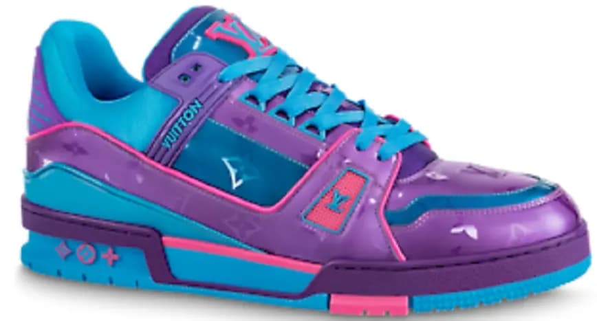 Giày Louis Vuitton Trainers "Blue" 1A9JQJ Giày Louis Vuitton Trainers "Blue" 1A9JQJ
