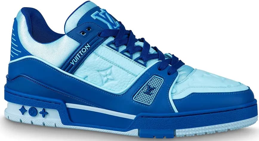 Giày Louis Vuitton Trainer Sneaker Blue 1A8WEJ Giày Louis Vuitton Trainer Sneaker Blue 1A8WEJ