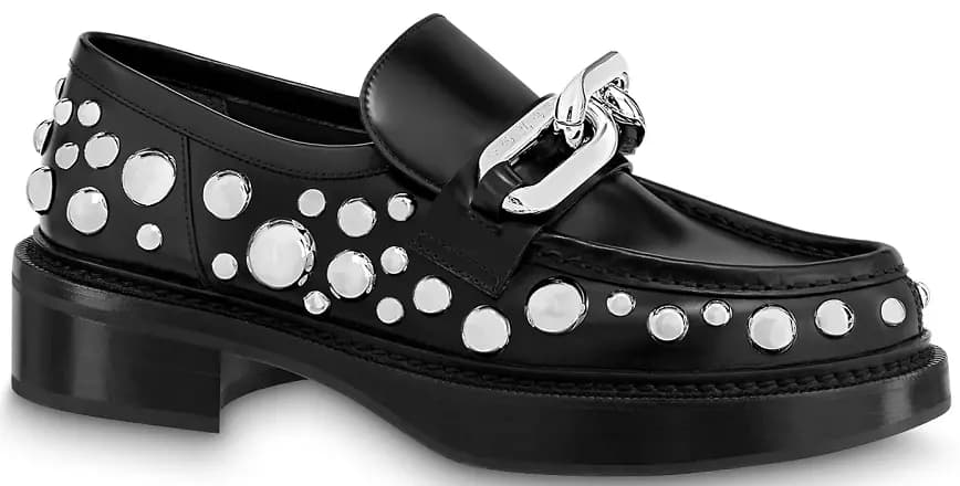 Giày Louis Vuitton x Yk Academy Loafers 'Black White Dots' 1AB9KB Giày Louis Vuitton x Yk Academy Loafers 'Black White Dots' 1AB9KB