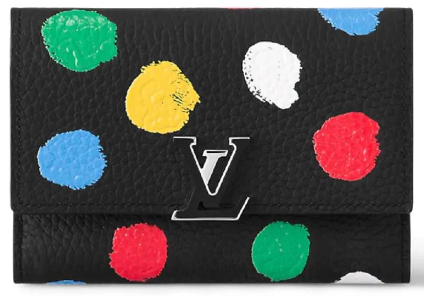 Ví Louis Vuitton x YK Capucines Compact Wallet 'Black Leather' M81963 Ví Louis Vuitton x YK Capucines Compact Wallet 'Black Leather' M81963