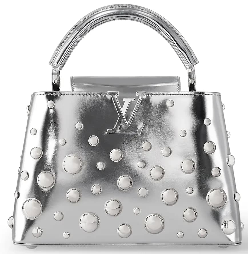 Túi Louis Vuitton x Yk Capucines Bb Bag 'Metal Silver' M21634 Túi Louis Vuitton x Yk Capucines Bb Bag 'Metal Silver' M21634