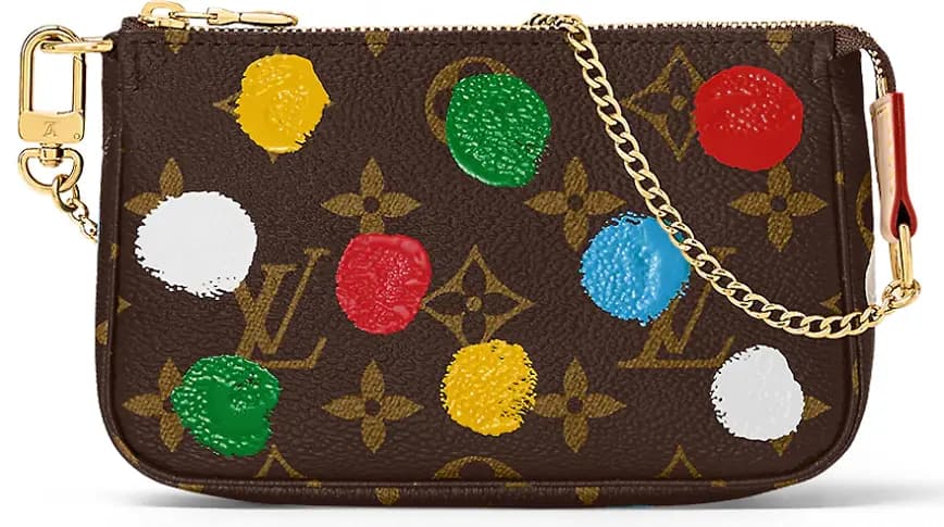 Túi Louis Vuitton x Yk Mini Pochette Accessoires 'Brown Dots Print' M81866 Túi Louis Vuitton x Yk Mini Pochette Accessoires 'Brown Dots Print' M81866