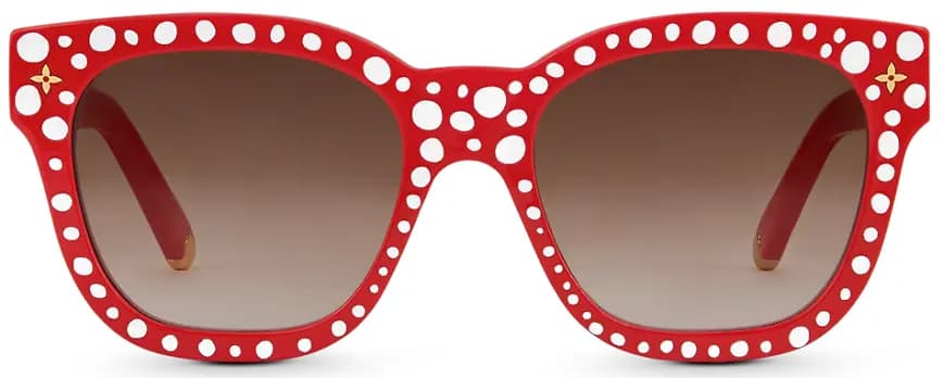 Kính Louis Vuitton x YK My Monogram Dots Sunglasses 'Red White' Z1901W Kính Louis Vuitton x YK My Monogram Dots Sunglasses 'Red White' Z1901W