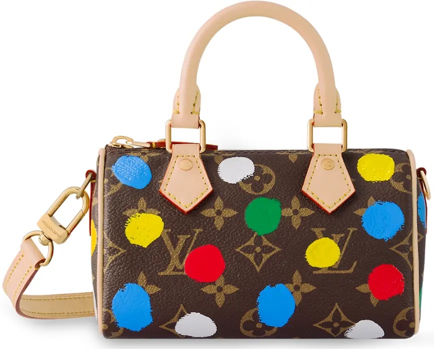 Túi Louis Vuitton x Yk Nano Speedy Bag 'Brown Dots Print' M81979 Túi Louis Vuitton x Yk Nano Speedy Bag 'Brown Dots Print' M81979