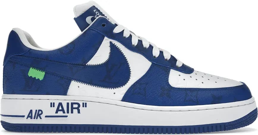 Giày Nike Air Force 1 Low x Louis Vuitton Virgil Abloh 'White Blue' 1A9VAO Giày Nike Air Force 1 Low x Louis Vuitton Virgil Abloh 'White Blue' 1A9VAO