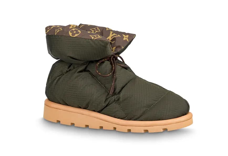 Giày Louis Vuitton Pillow Comfort Ankle Boots Kaki 1A8T3O Giày Louis Vuitton Pillow Comfort Ankle Boots Kaki 1A8T3O