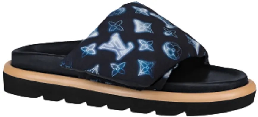 Dép Louis Vuitton Pool Pillow Mules 'Navy Blue' 1A9SMR — kich-thuoc: 38 Dép Louis Vuitton Pool Pillow Mules 'Navy Blue' 1A9SMR — kich-thuoc: 38
