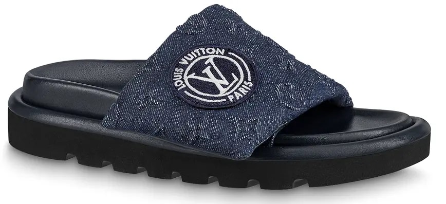 Dép Louis Vuitton Pool Pillow Flat Comfort Mules 'Blue' 1AABLU — kich-thuoc: lien-he-order Dép Louis Vuitton Pool Pillow Flat Comfort Mules 'Blue' 1AABLU — kich-thuoc: lien-he-order
