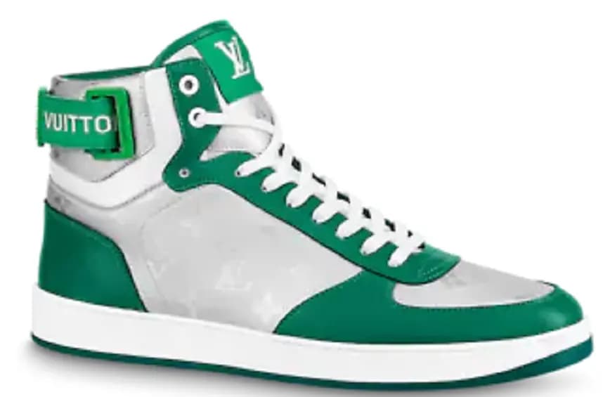Giày Louis Vuitton Rivoli Trainer Boots Green 1A9J69 Giày Louis Vuitton Rivoli Trainer Boots Green 1A9J69