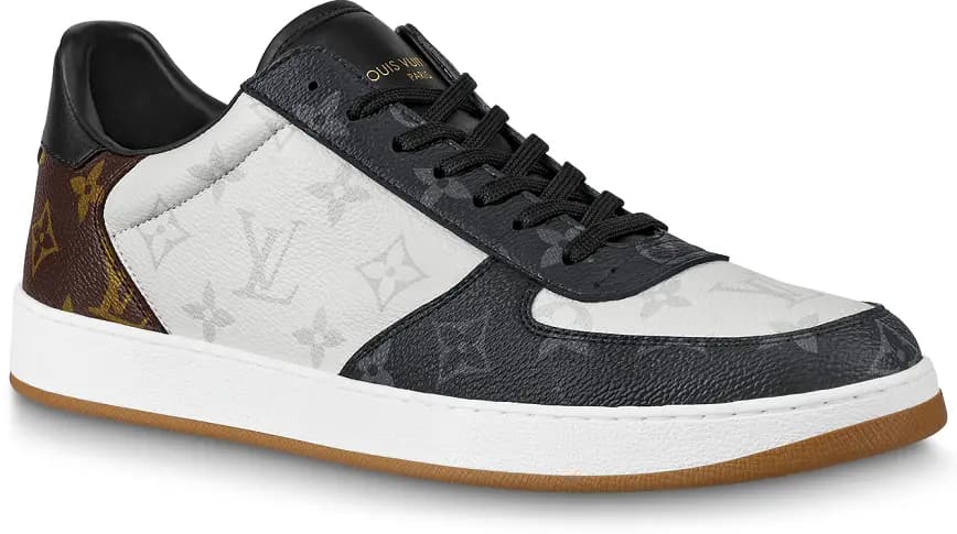 Giày Louis Vuitton Rivoli Trainer "White Black Brown" 1A8WG8 Giày Louis Vuitton Rivoli Trainer "White Black Brown" 1A8WG8