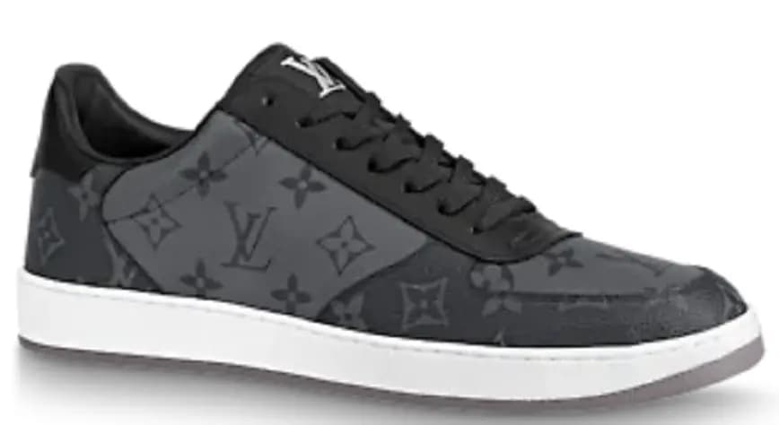 Giày Louis Vuitton Rivoli Trainer 'Black Grey' 1A8EB5 Giày Louis Vuitton Rivoli Trainer 'Black Grey' 1A8EB5