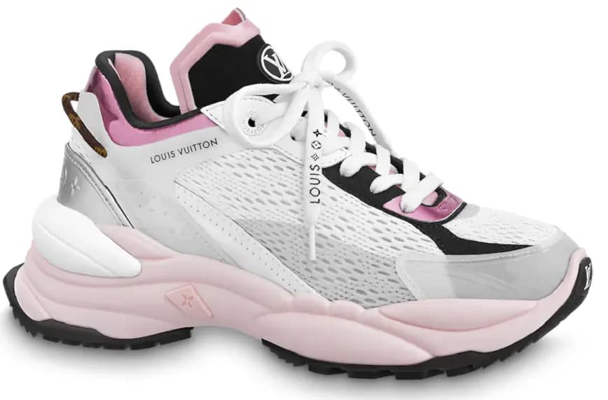 Giày Louis Vuitton Run 55 Trainers 'White Pink' 1AA16K Giày Louis Vuitton Run 55 Trainers 'White Pink' 1AA16K