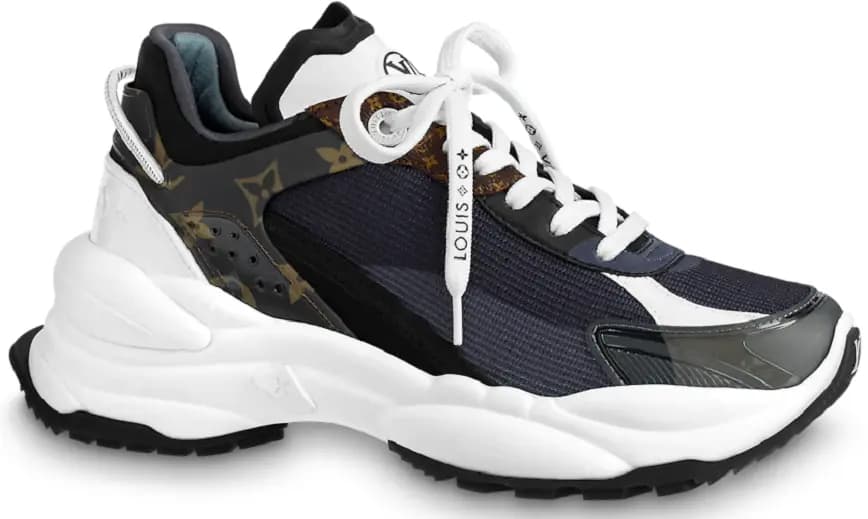 Giày Louis Vuitton Run 55 Trainers 'Black' 1AAP5L Giày Louis Vuitton Run 55 Trainers 'Black' 1AAP5L