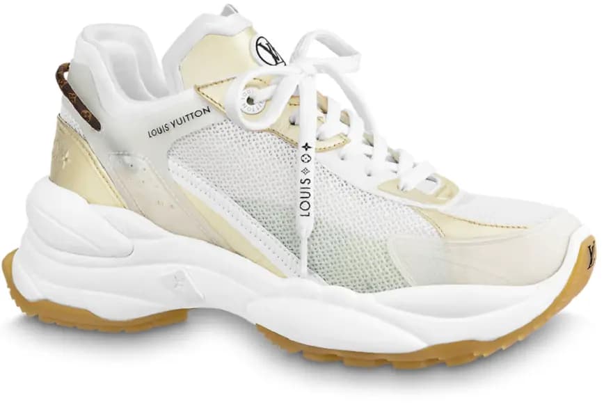 Giày Louis Vuitton Run 55 Trainers 'White Beige' 1AAP61 Giày Louis Vuitton Run 55 Trainers 'White Beige' 1AAP61