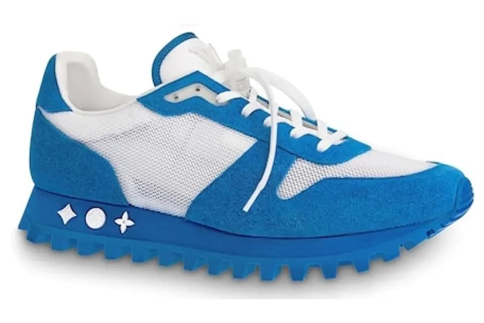Giày Louis Vuitton Runner Trainer Blue White 1A526G Giày Louis Vuitton Runner Trainer Blue White 1A526G