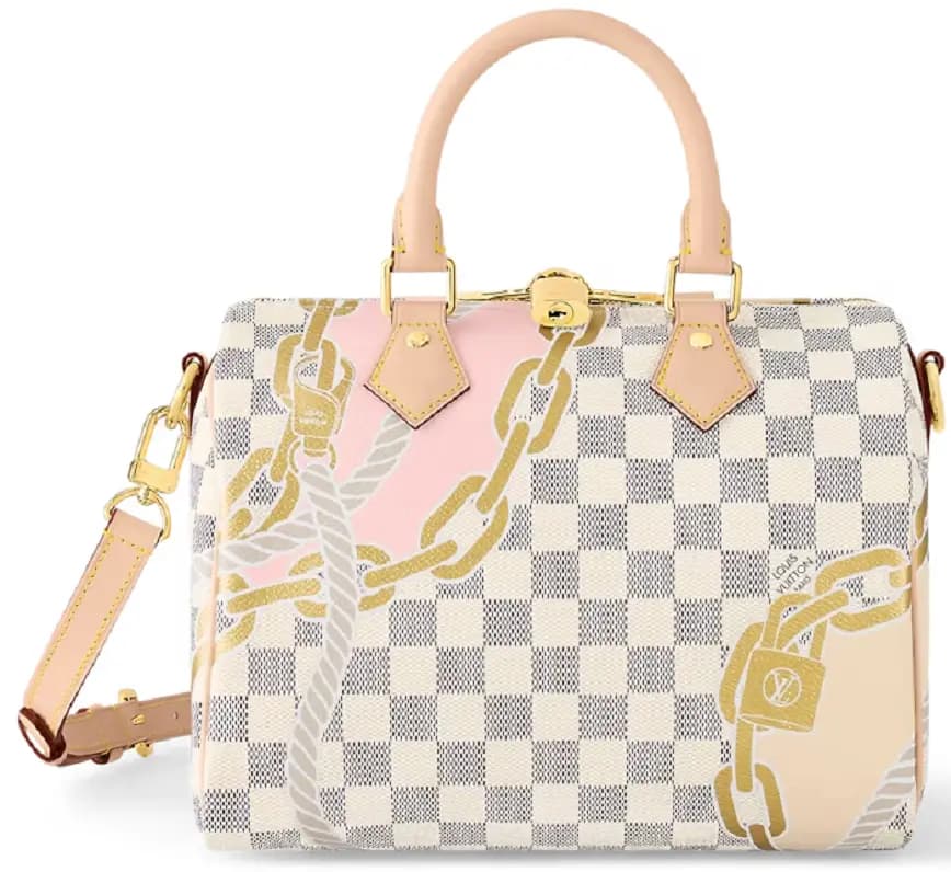 Túi Louis Vuitton Speedy Bandoulière 25 Bag 'Damier Azur' N40473 Túi Louis Vuitton Speedy Bandoulière 25 Bag 'Damier Azur' N40473