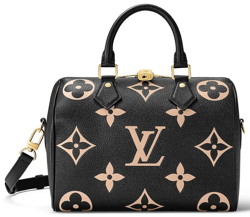 Túi Louis Vuitton Speedy Bandoulière 25 Bag 'Black Beige' M58947 Túi Louis Vuitton Speedy Bandoulière 25 Bag 'Black Beige' M58947