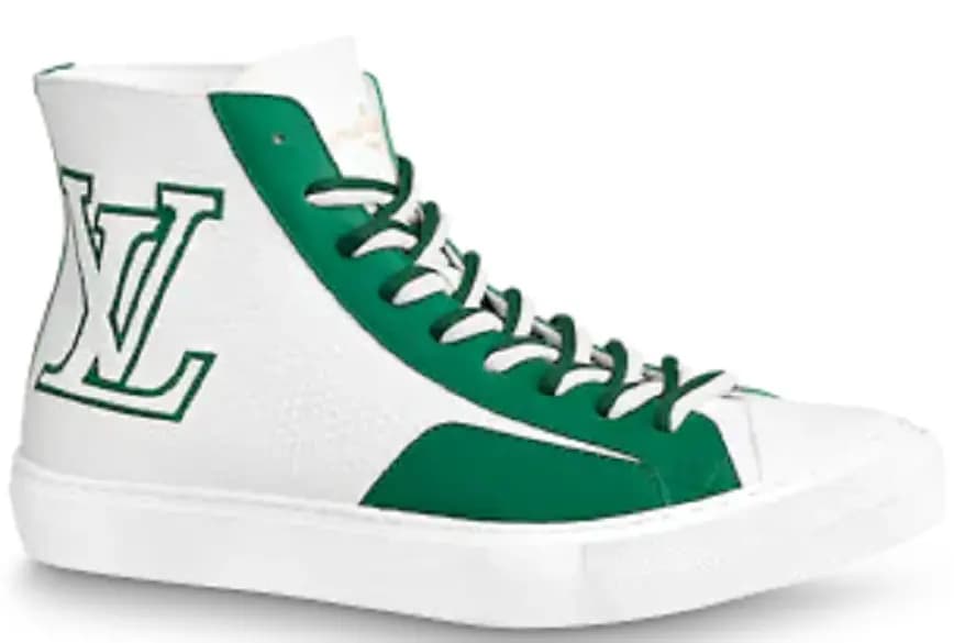 Giày Louis Vuitton Tattoo Trainer Boots "Green White" 1A8XWM Giày Louis Vuitton Tattoo Trainer Boots "Green White" 1A8XWM