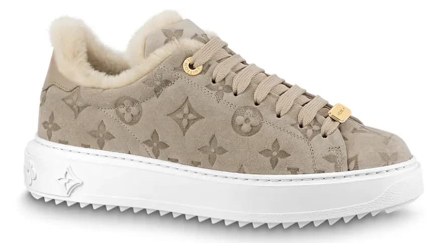 Giày Louis Vuitton Time Out Trainers 'Beige' 1AADZ9 Giày Louis Vuitton Time Out Trainers 'Beige' 1AADZ9