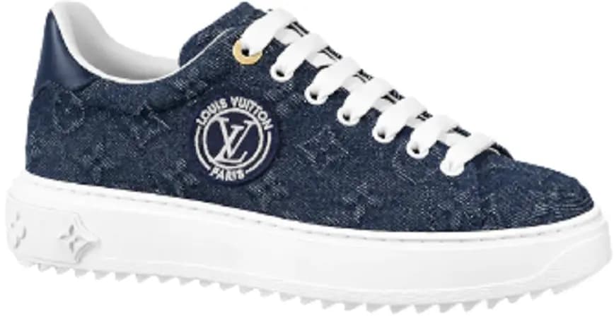 Giày Louis Vuitton Time Out Trainers 'Blue' 1AADMG Giày Louis Vuitton Time Out Trainers 'Blue' 1AADMG