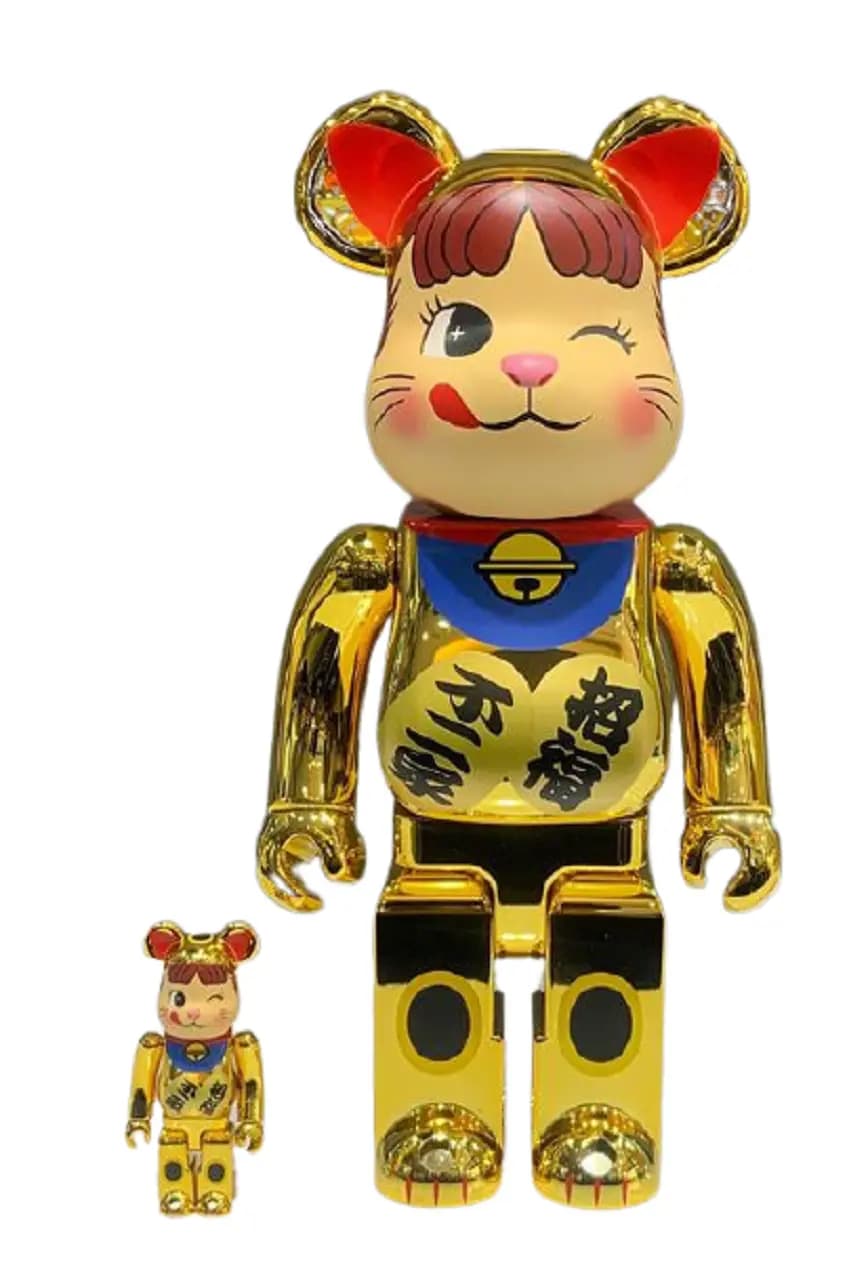 Mô hình Bearbrick Lucky Cat 100% & 400% Mô hình Bearbrick Lucky Cat 100% & 400%