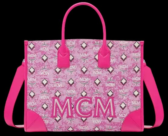 Túi MCM München Tote in Vintage 'Pink' MWTCABO02PK001 Túi MCM München Tote in Vintage 'Pink' MWTCABO02PK001