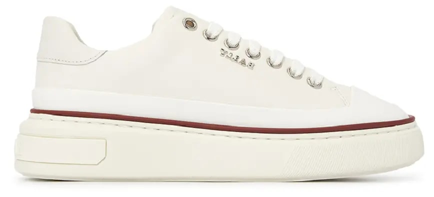 Giày Bally Maily Leather 'White' MAILY-W-01 — kich-thuoc: 36 Giày Bally Maily Leather 'White' MAILY-W-01 — kich-thuoc: 36
