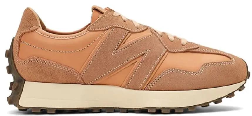Giày New Balance 327 'Brown Premium Leather' MS327PL Giày New Balance 327 'Brown Premium Leather' MS327PL