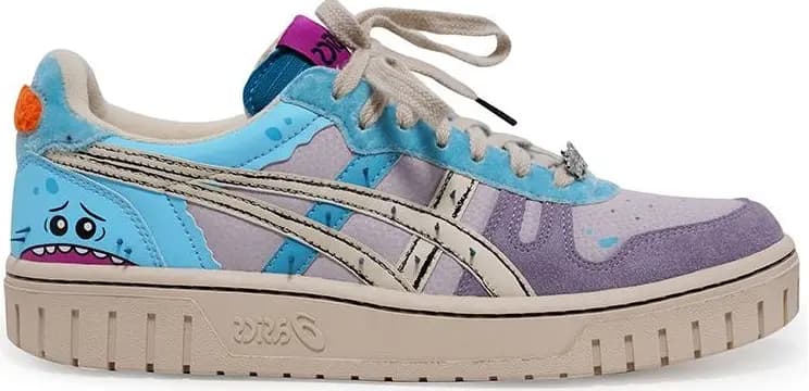 Giày Rick and Morty x Asics Court-MZ 'Blue Purple' 1203A197-250 Giày Rick and Morty x Asics Court-MZ 'Blue Purple' 1203A197-250
