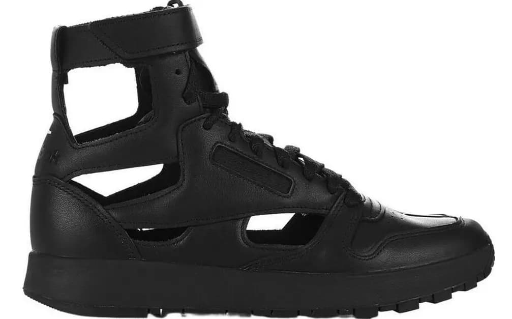 Giày Reebok x Maison Margiela Leather Tabi High 'Black' Giày Reebok x Maison Margiela Leather Tabi High 'Black'